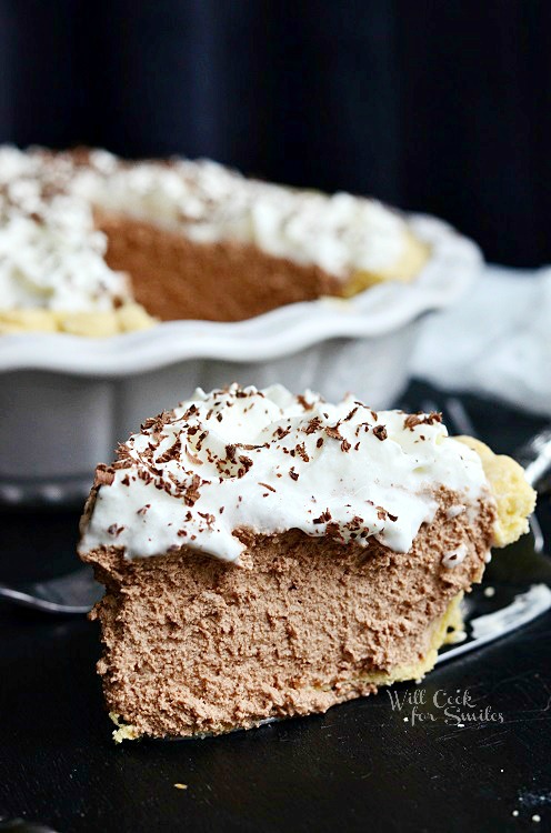 French Silk Pie 2 from willcookforsmiles.com #pie