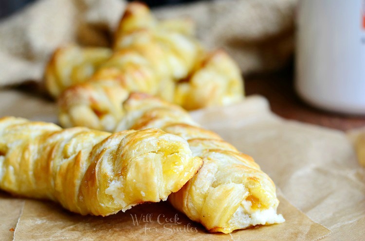 Easy Breakfast Pastry on a butchers paper