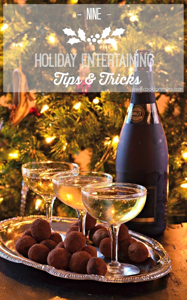 picture of whine bottle and a tray holding 3 wine glasses and chocolate mousse balls