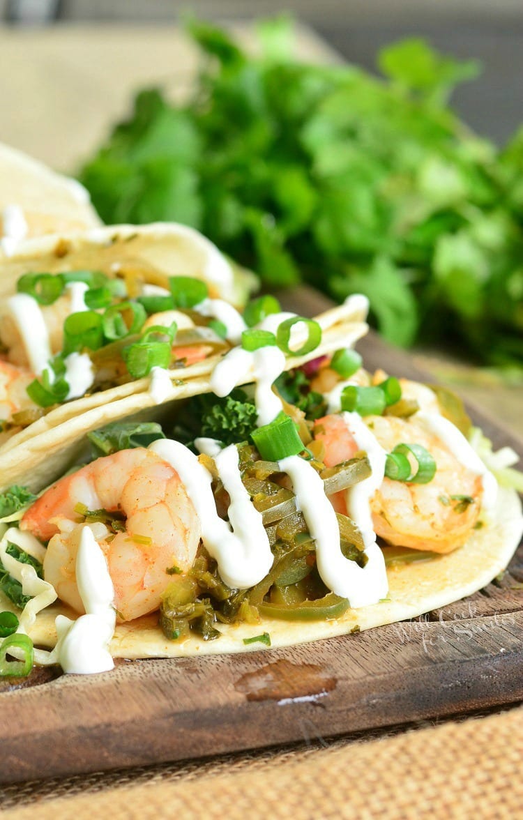 Tequila Lime Shrimp Tacos