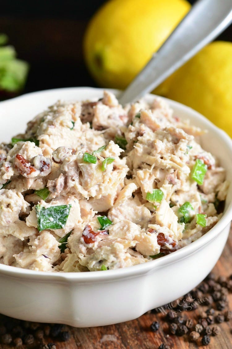 Lemon Pepper Rotisserie Chicken Salad