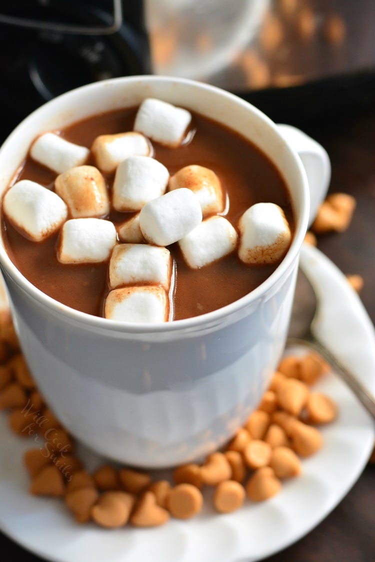 Slow Cooker Butterscotch Hot Chocolate