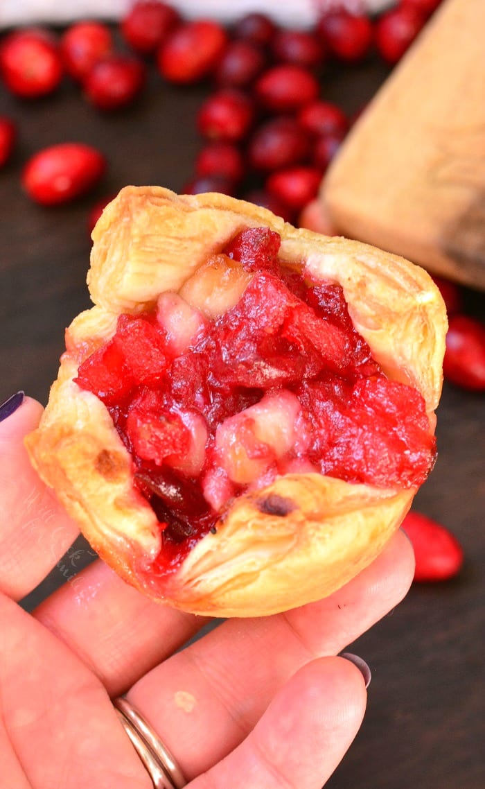 Apple Cranberry Brie Puff Pastry