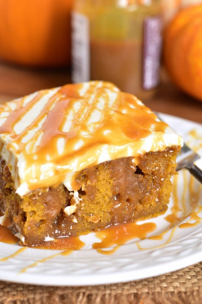 Salted Caramel Pumpkin Cake