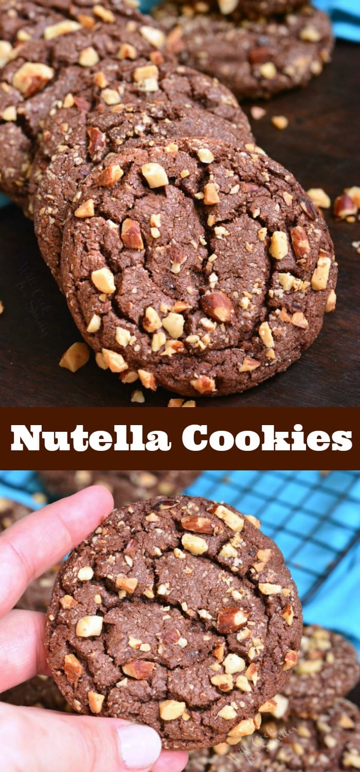Nutella Cookies collage