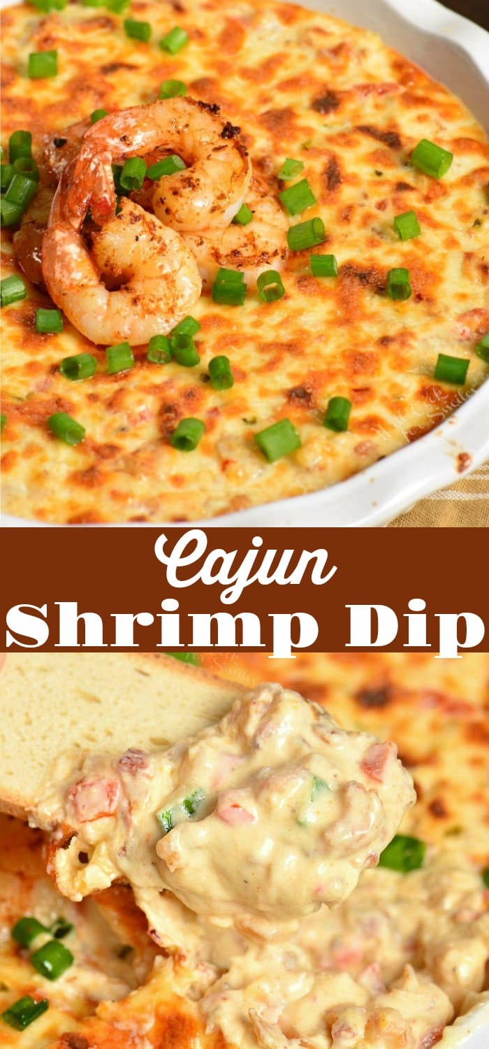 Cajun Shrimp Dip collage