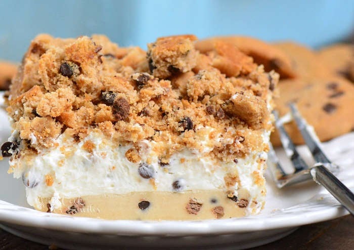 Cookie Dough No Bake Cheesecake